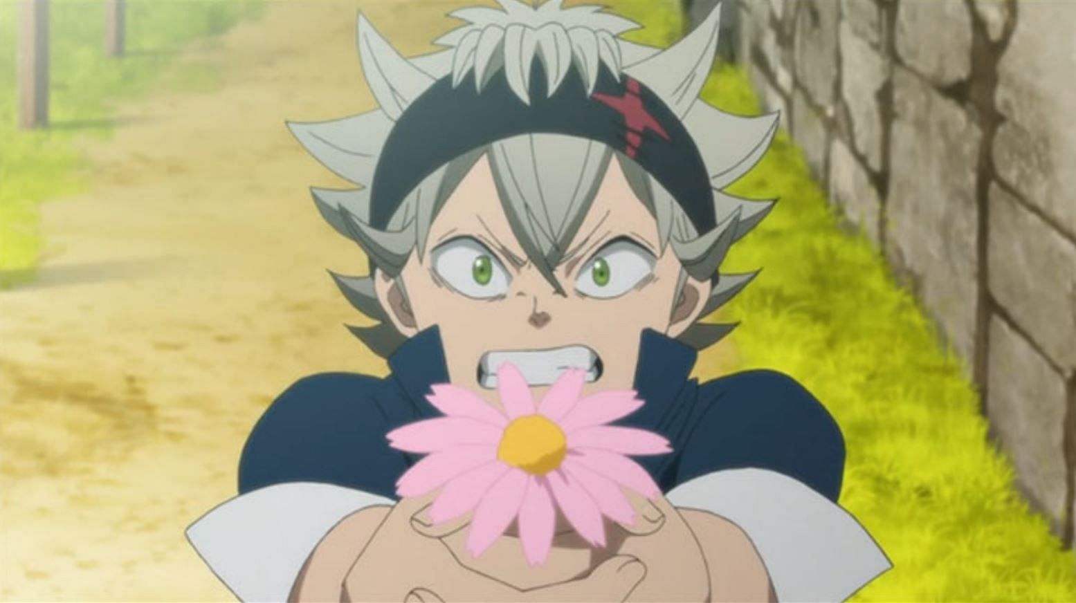 Asta proposing to Sister Lily in Black Clover&#039;s 1st episode (Image via Studio Pierrot)