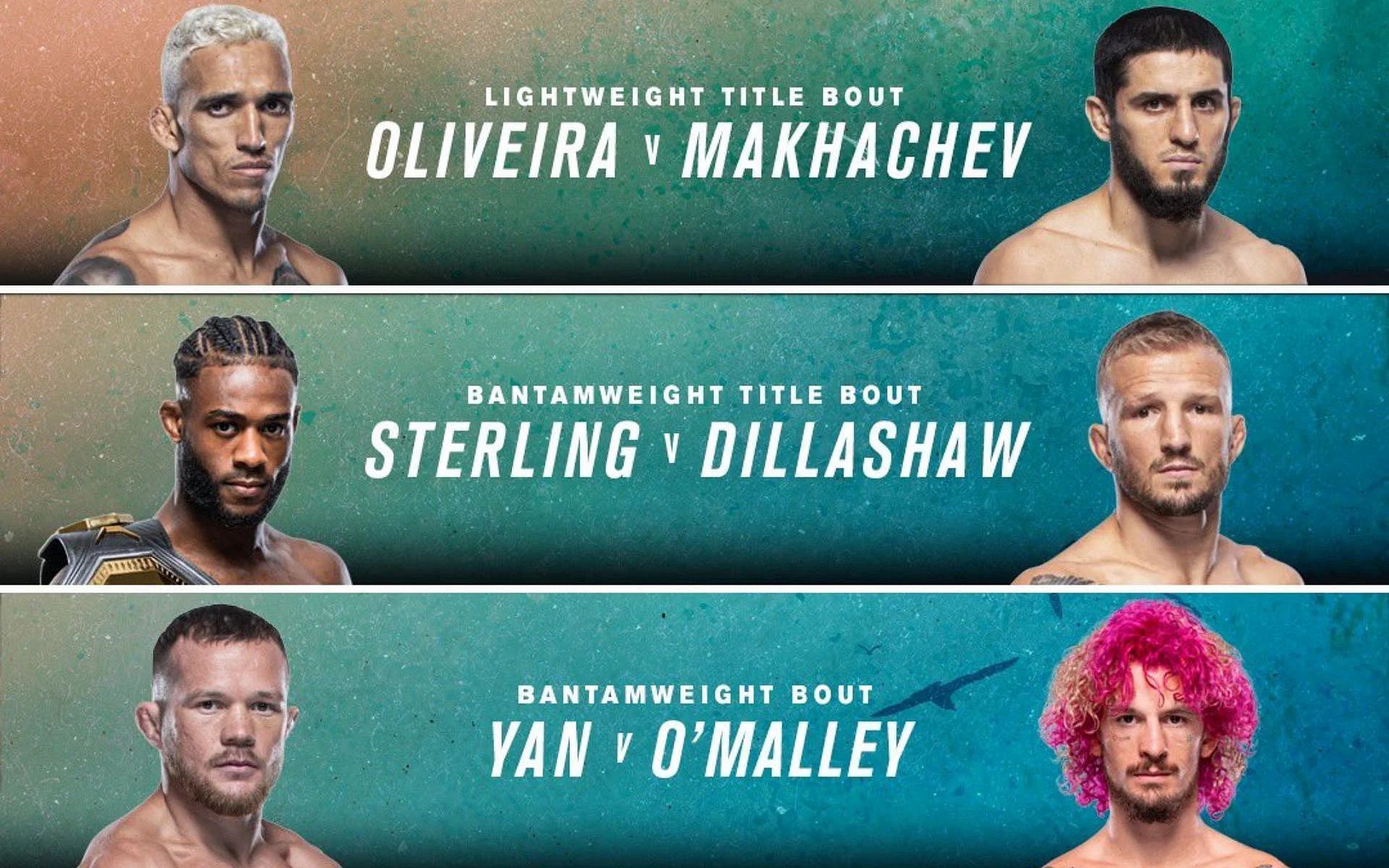 UFC 280: Oliveira vs Makhachev [Image courtesy: BT Sport (@btsport) via Twitter]