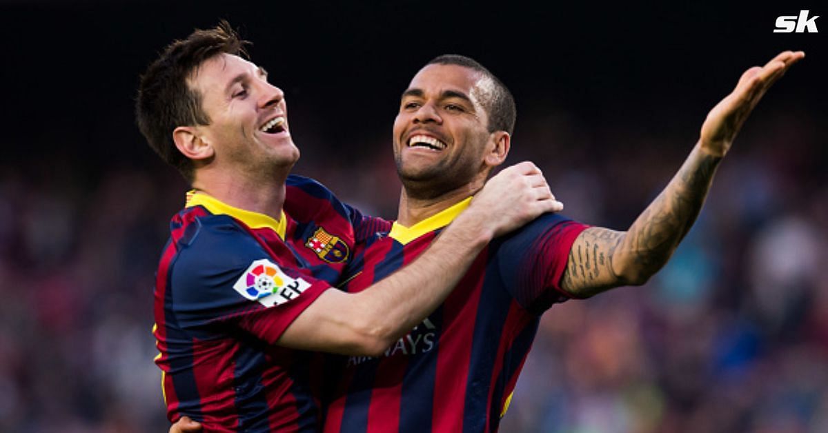 Dani Alves jokes about Lionel Messi and titles