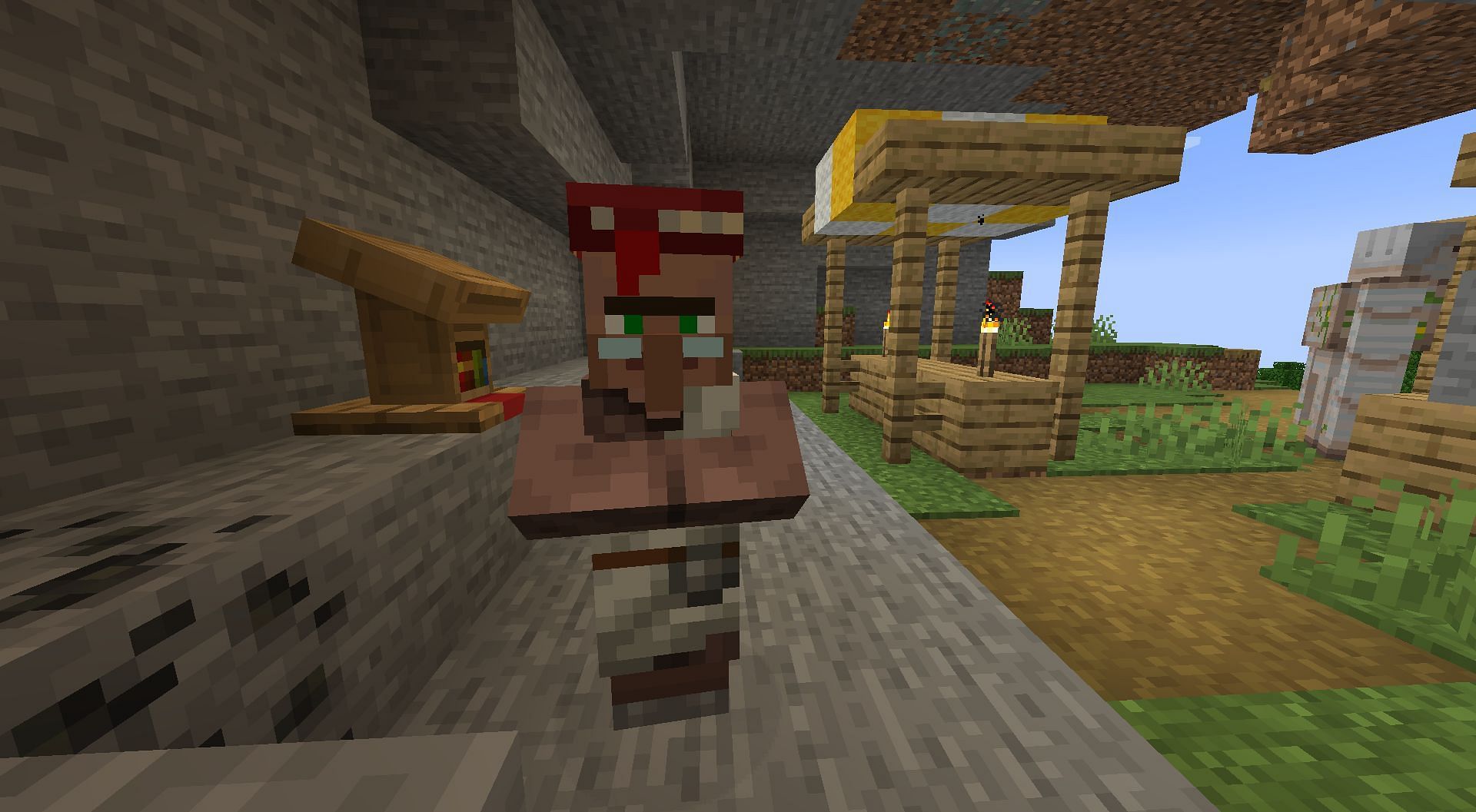 Librarians are much better for getting enchantments in Minecraft (Image via Mojang)