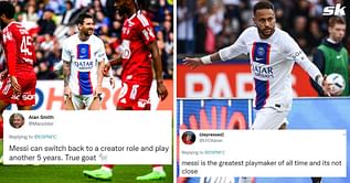 “Can switch back to a creator role and play another 5 years" – Fans hail Lionel Messi as 'greatest playmaker of all time' after incredible assist for Neymar during PSG vs Brest