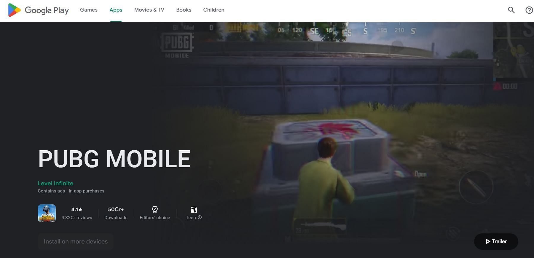 PUBG Mobile 2.2: Upadte schedule across different regions for the Google Play Store (Image via Google)