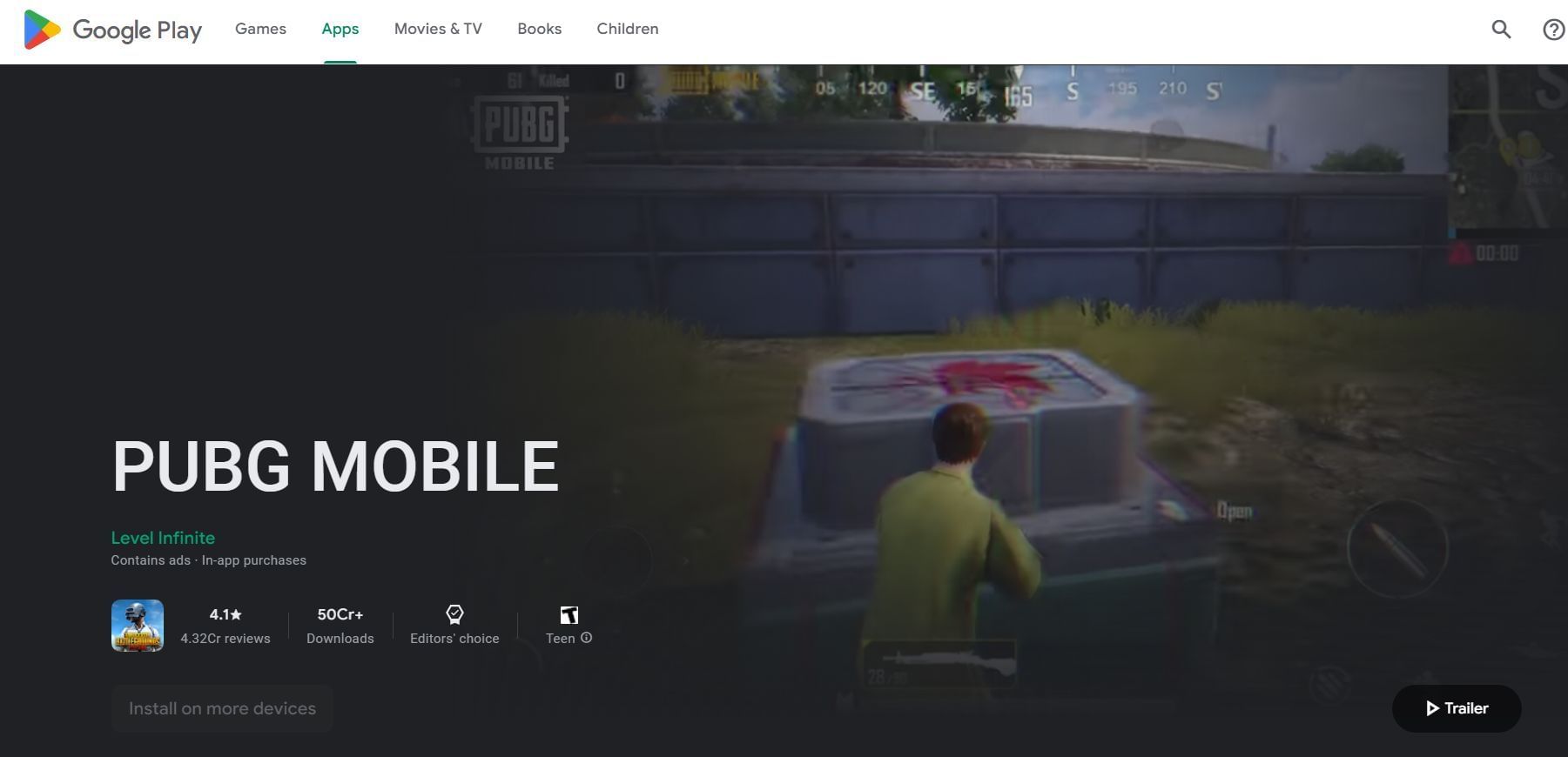 PUBG Mobile 2.2: Upadte schedule across different regions for the Google Play Store (Image via Google)