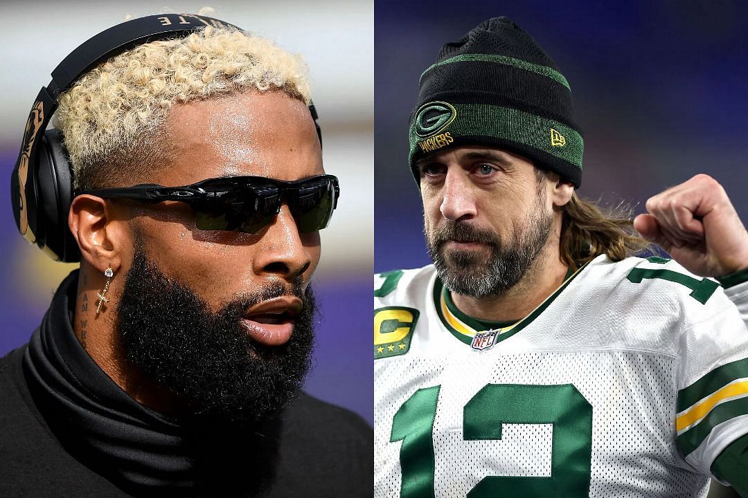 Odell Beckham Jr. and Aaron Rodgers