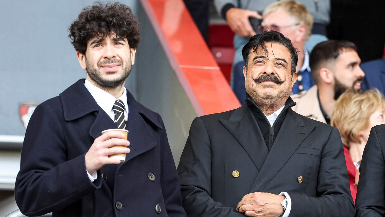 Tony, alongside his father Shahid Khan.