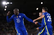 Former Chelsea striker Romelu Lukaku celebrating a goal