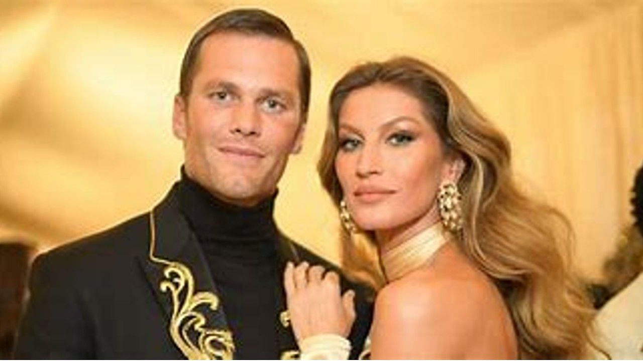 Tampa Bay Buccaneers quarterback Tom Brady and his wife, supermodel Gisele Bundchen.
