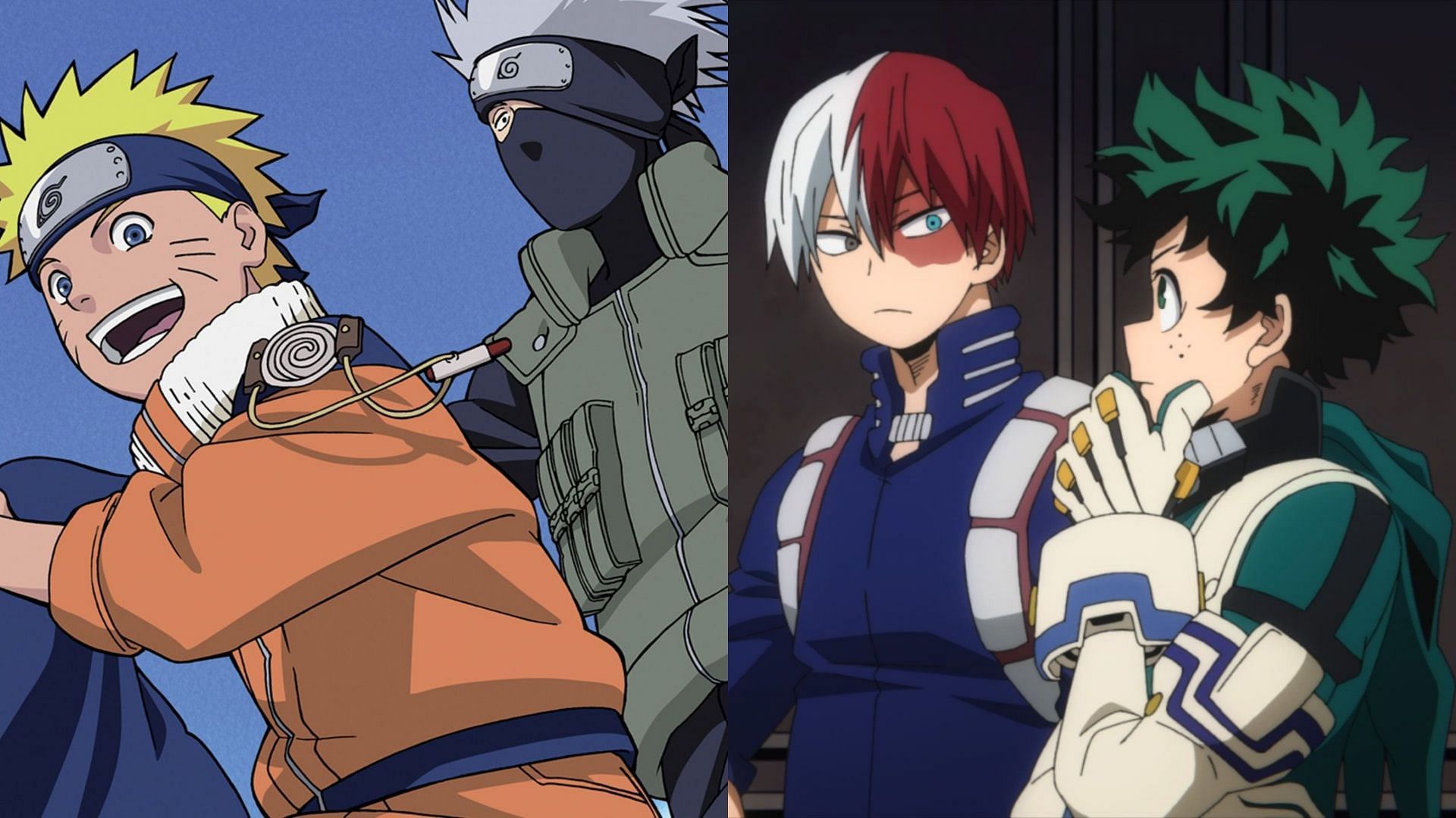 Naruto and Deku have many similarities (Image via Studio Pierrot and Studio Bones)