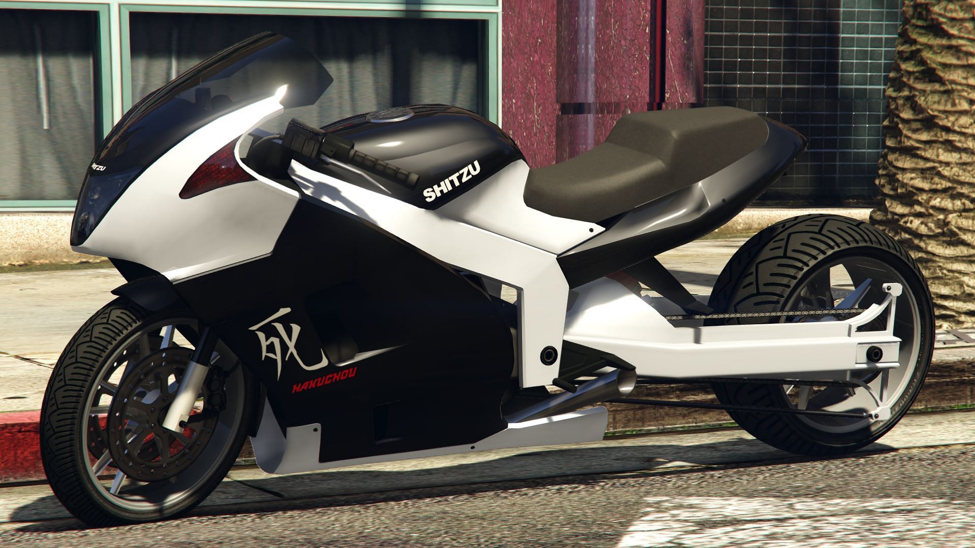 A screenshot of this bike, as it appears in GTA Online (Image via Rockstar Games)