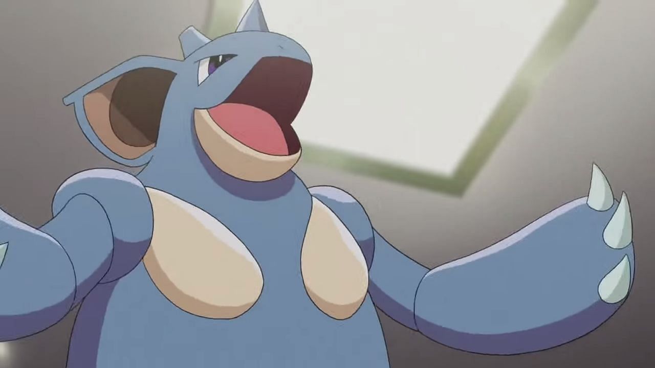 Nidoqueen as it appears in Pokemon Origins (Image via The Pokemon Company)