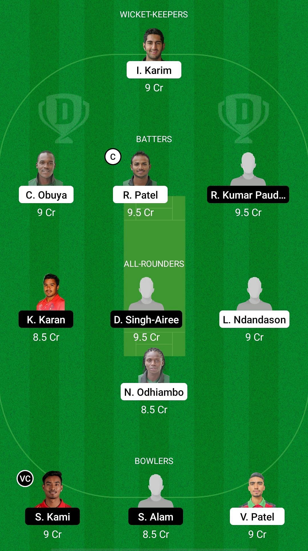 KEN vs NEP Dream11 Prediction Team, Match 3, Grand League