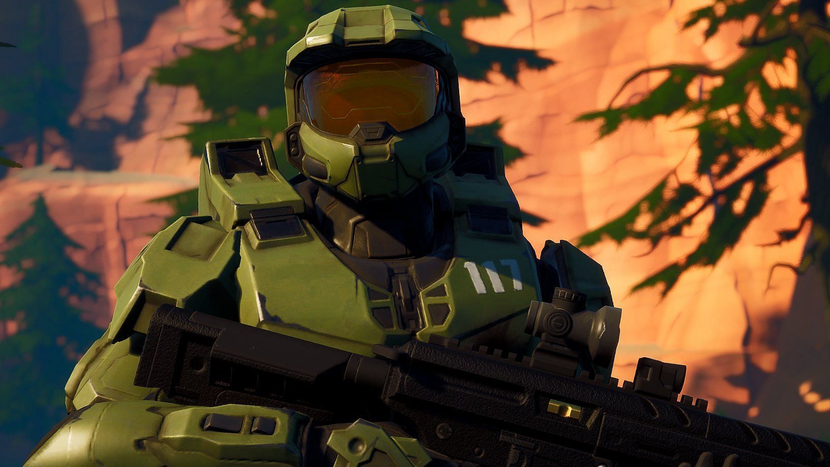 Master Chief needs a weapon! (Image via Twitter/OTAKURIS)