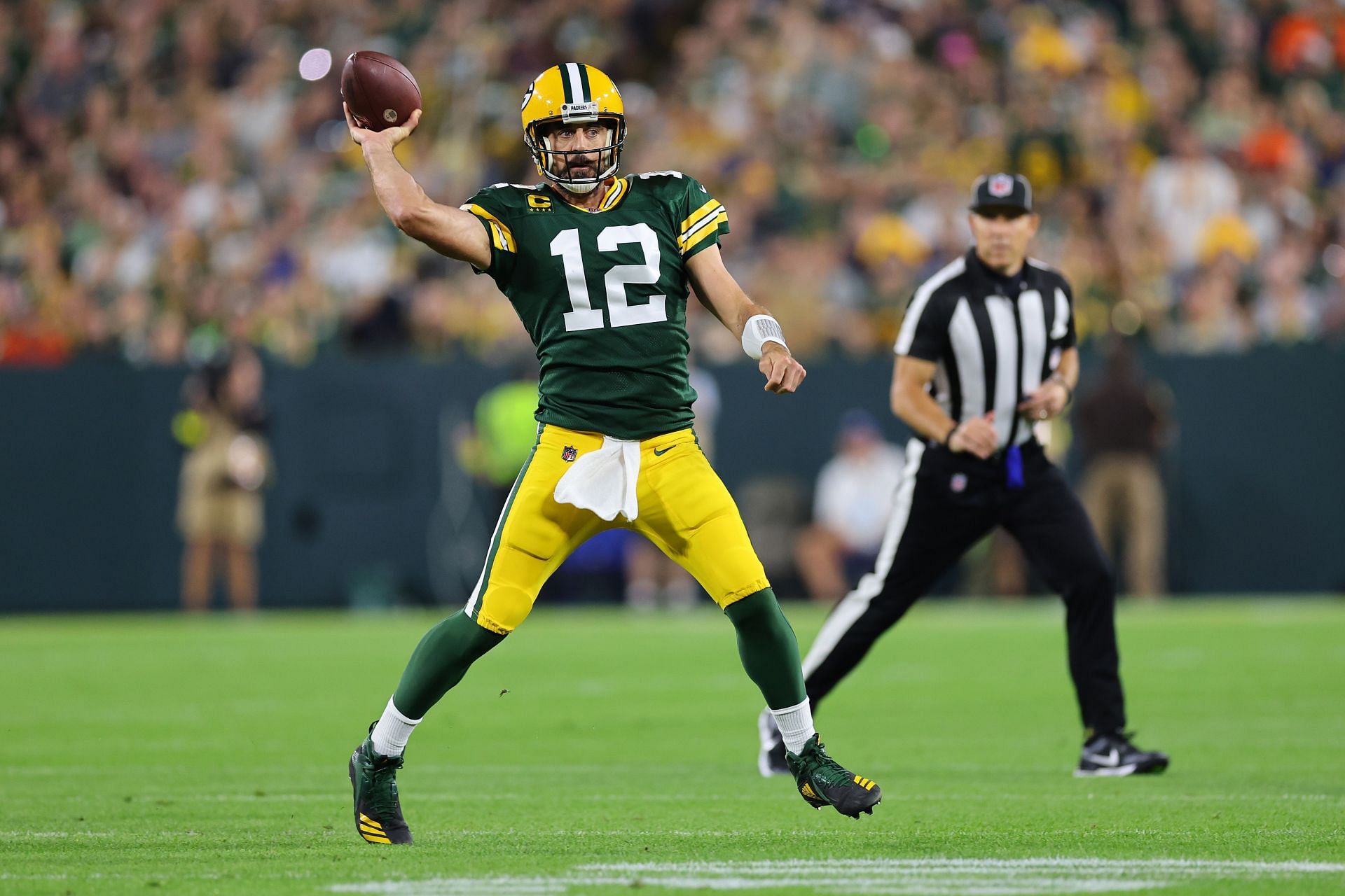 Packers use Aaron Rodgers' psychedelic ayahuasca touchdown celebration