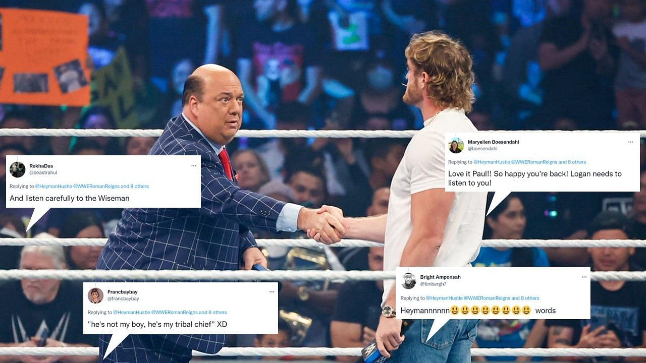 Paul Heyman did not mice his words against Logan Paul