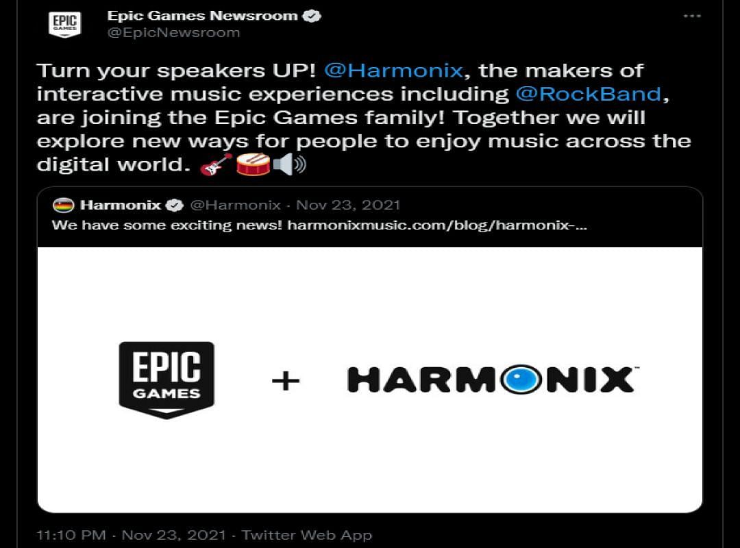 Time to make some harmonic melodies (Image via Twitter/EpicNewsroom)