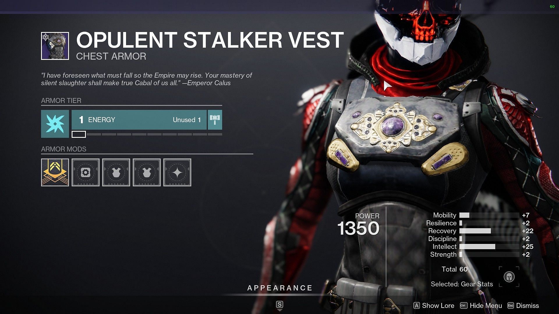 Opulent Stalker Vest (Image via Destiny 2)