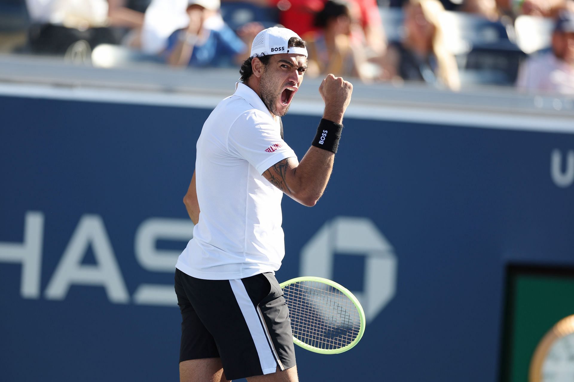 Matteo Berrettini at the 2022 US Open.