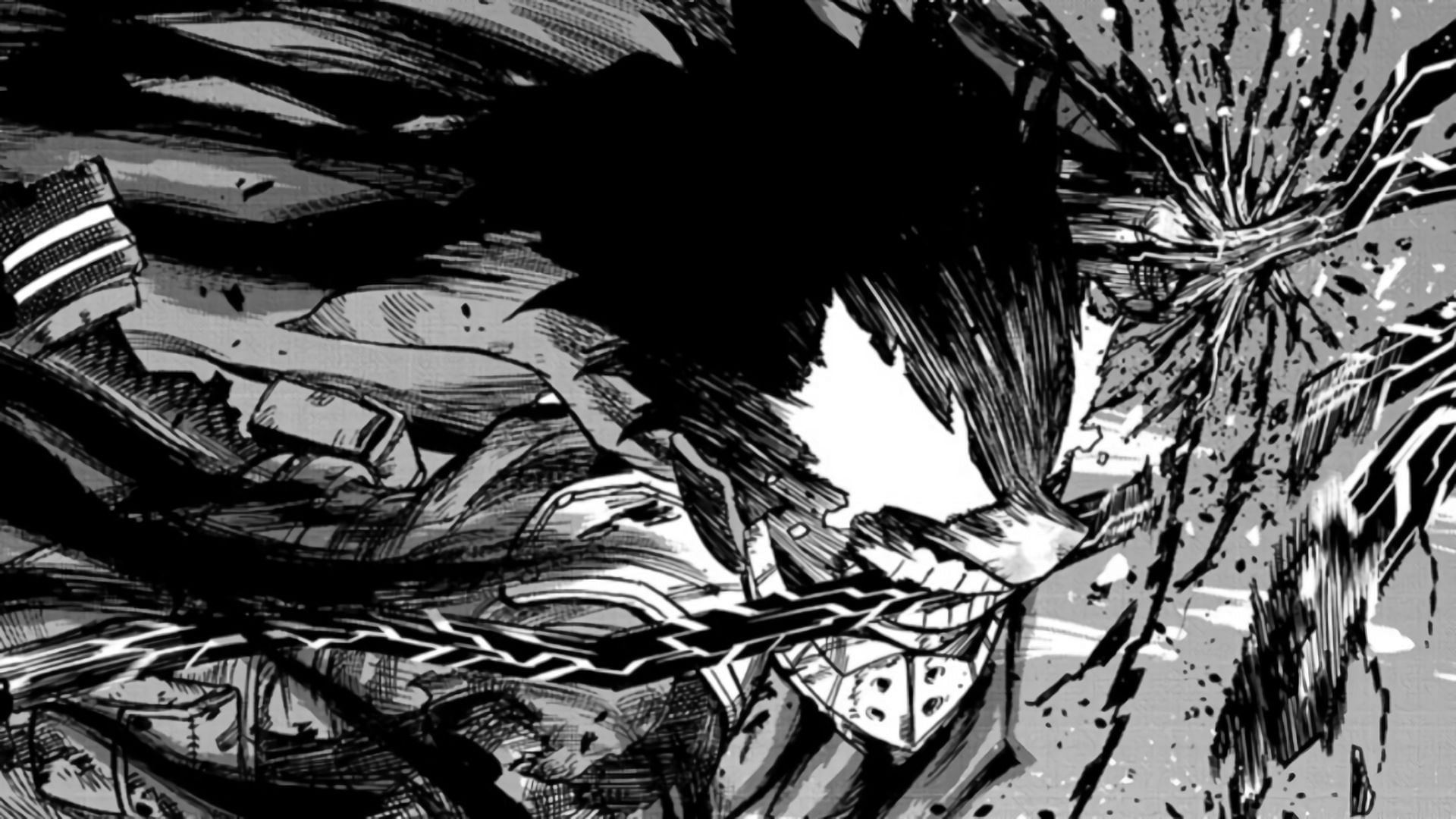 Feral Deku as seen in My Hero Academia&#039;s manga (Image via Shueisha)