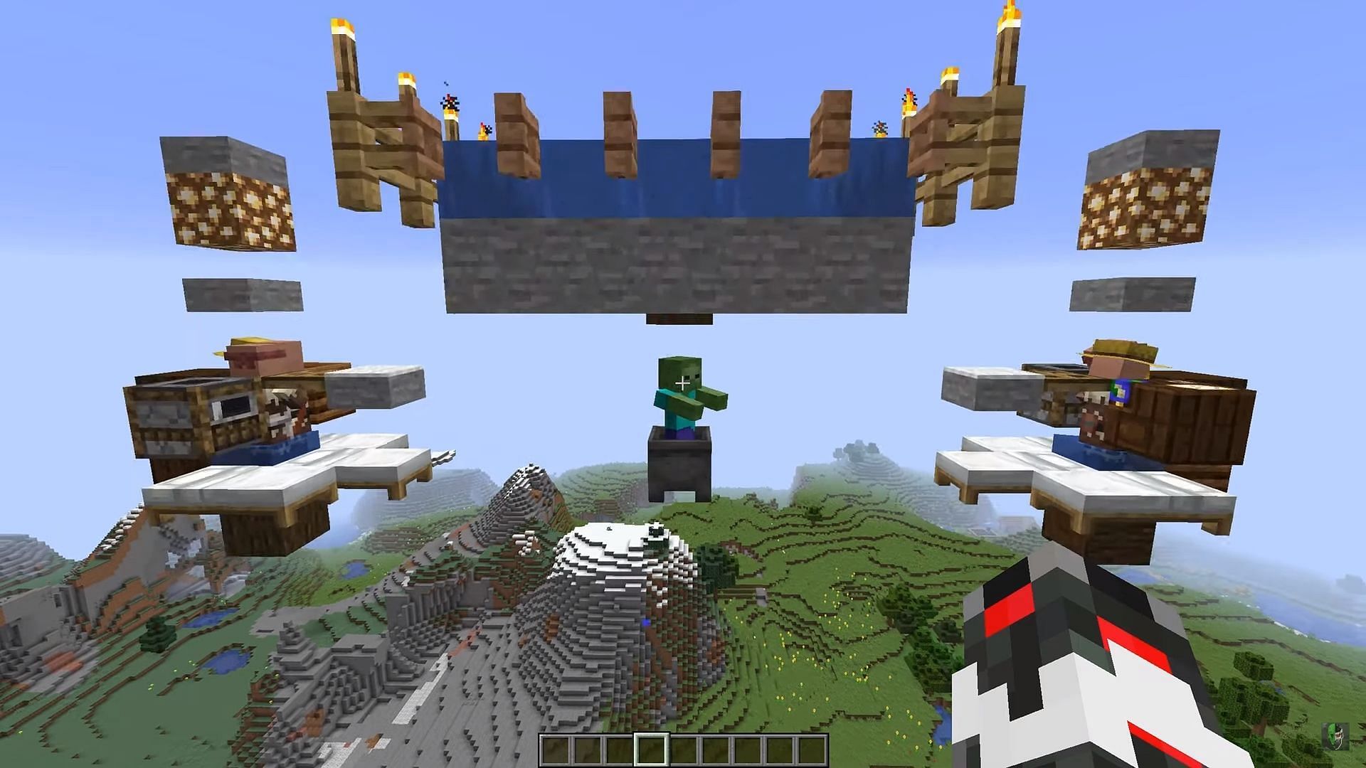 Players can create Minecraft farms for maximum profitability (Image via Reddit/u/kurozawa6)
