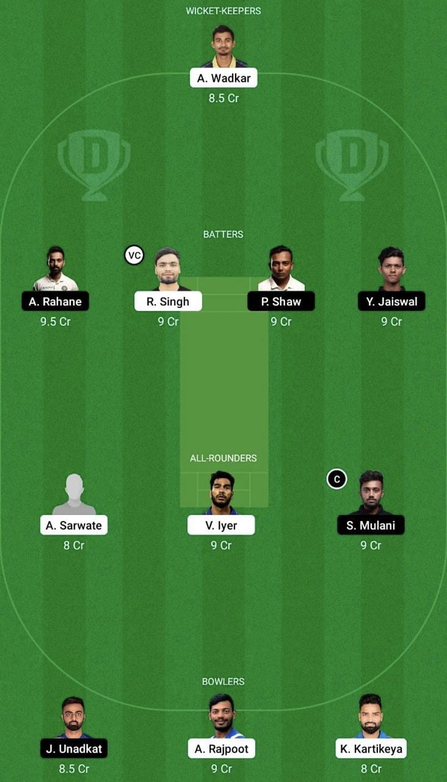 CZ vs WZ Dream11 Prediction Team, Grand League