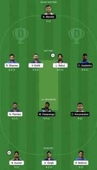 IND vs SL Dream11 Prediction Team, Grand League