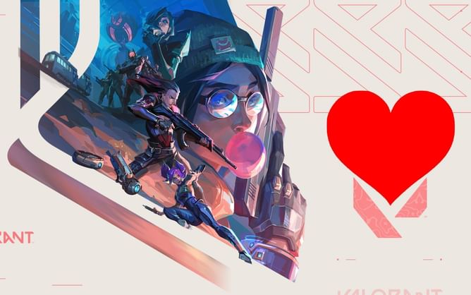 How to get a heart crosshair in Valorant