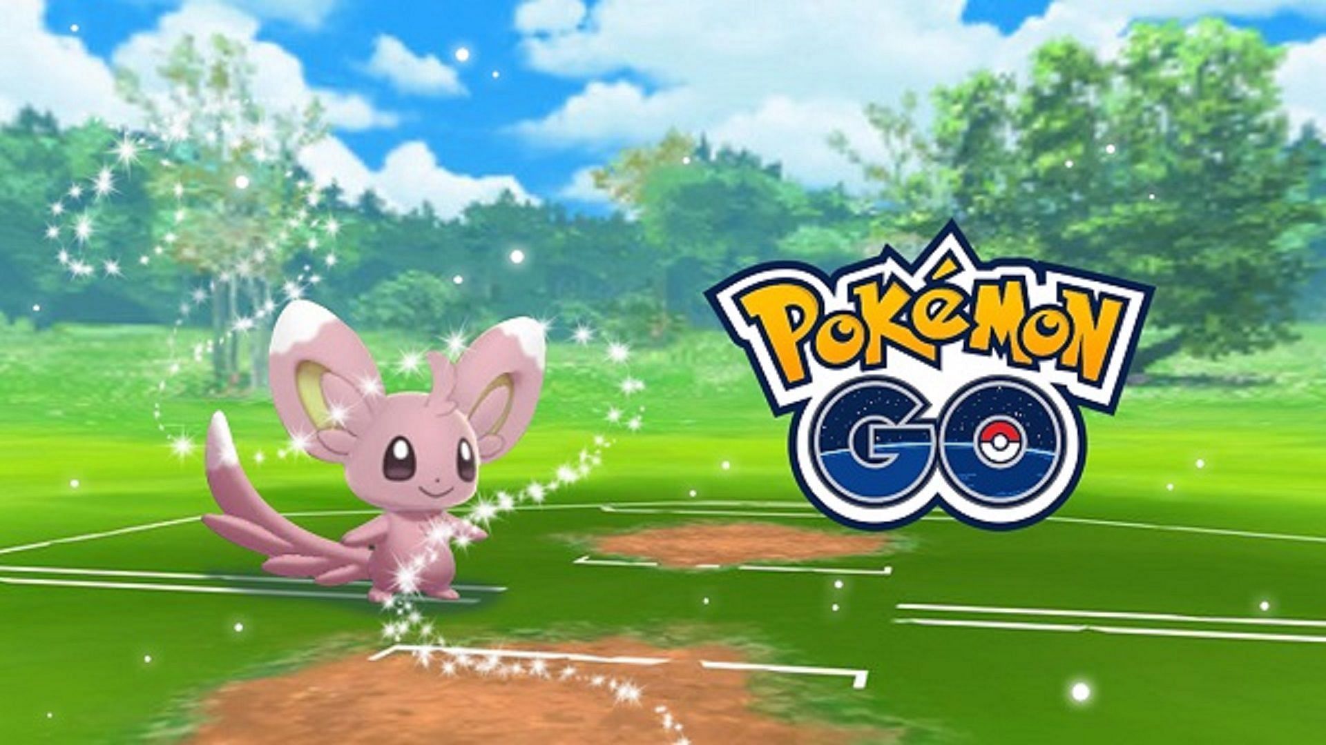 Shiny Minccino as it appears in Pokemon GO (Image via Niantic)