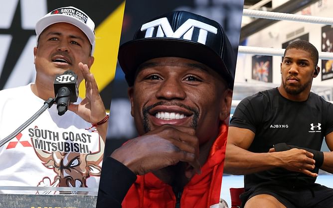 Coach Robert Garcia wants to fight Floyd Mayweather in an exhibition after failing to help Anthony Joshua beat Usyk- “He will probably kick my a**”