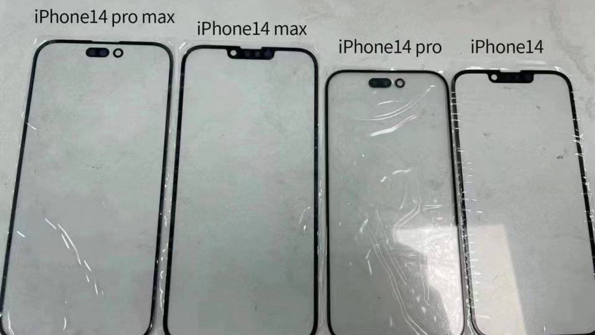 The iPhone 14 and 14 Max might retain the notches (Image via Twitter/@SaranByte)