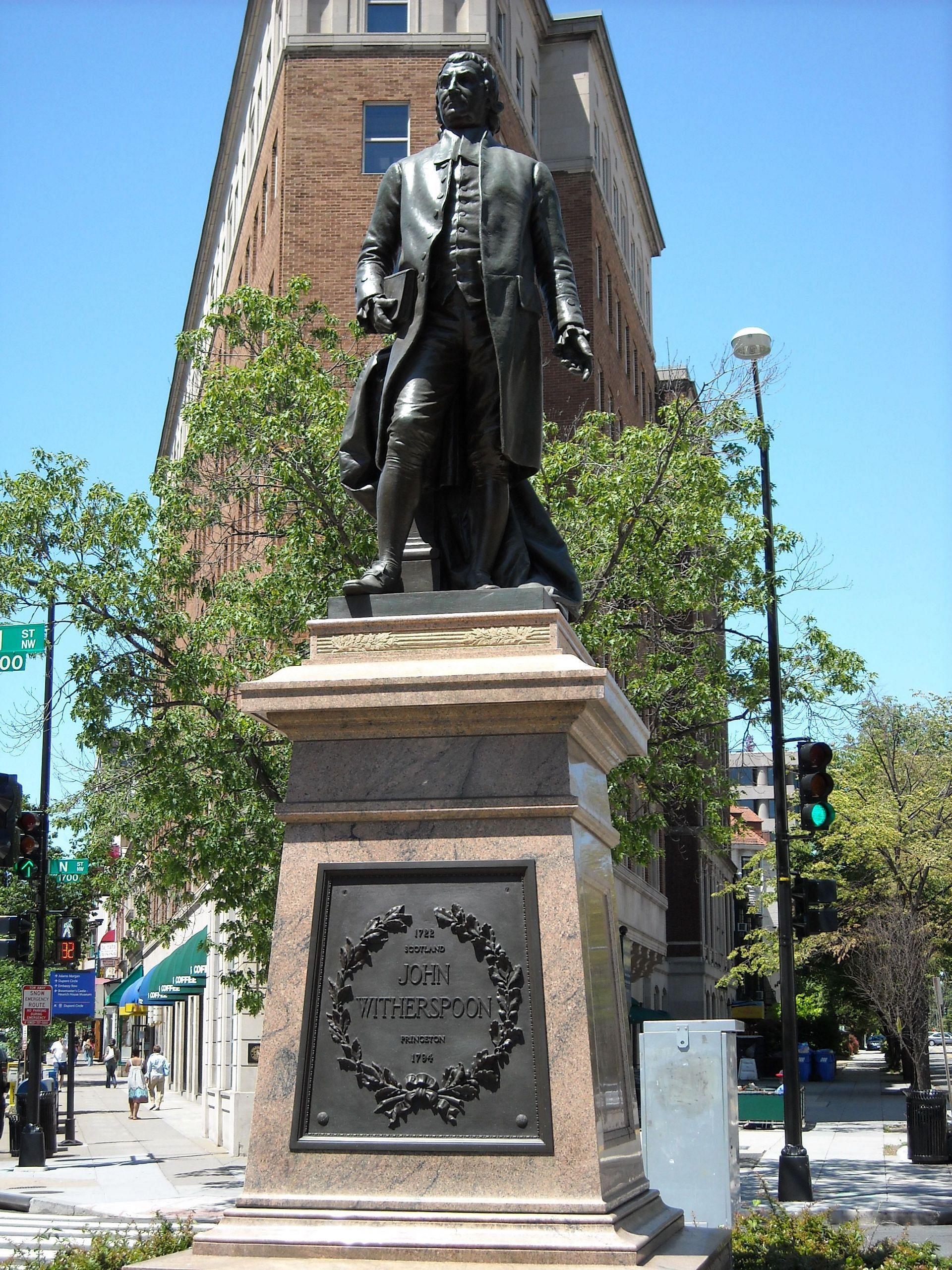 A statue of John Witherspoon in Washington D.C.