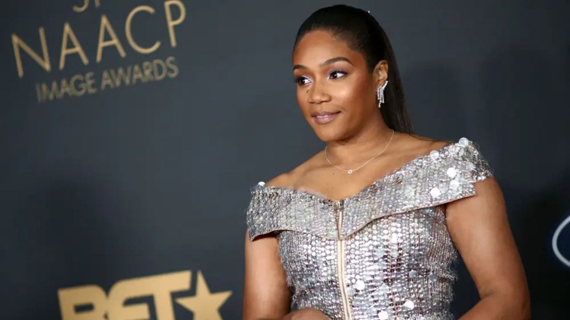 Tiffany Haddish speaks about child abuse allegations. (Image via Getty Images/Tommaso Boddi)