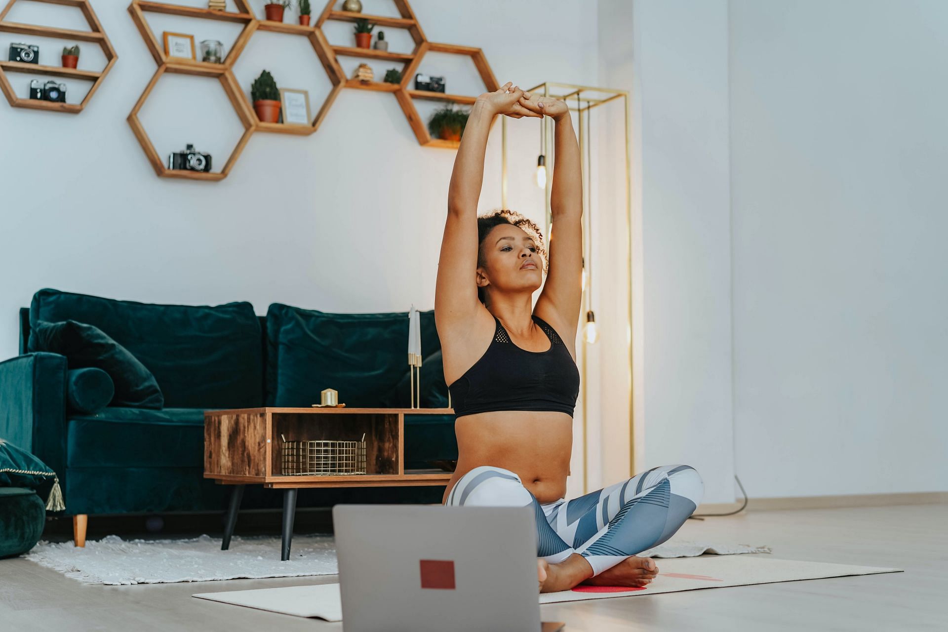 Sitting for long hours at your desk? Try these six simple yoga moves. (Image via Pexels / Olia and Danilevich)