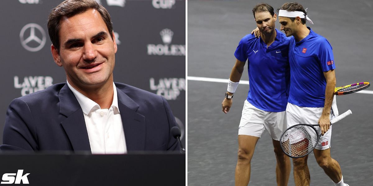 Federer and Nadal partner each other at the Laver Cup