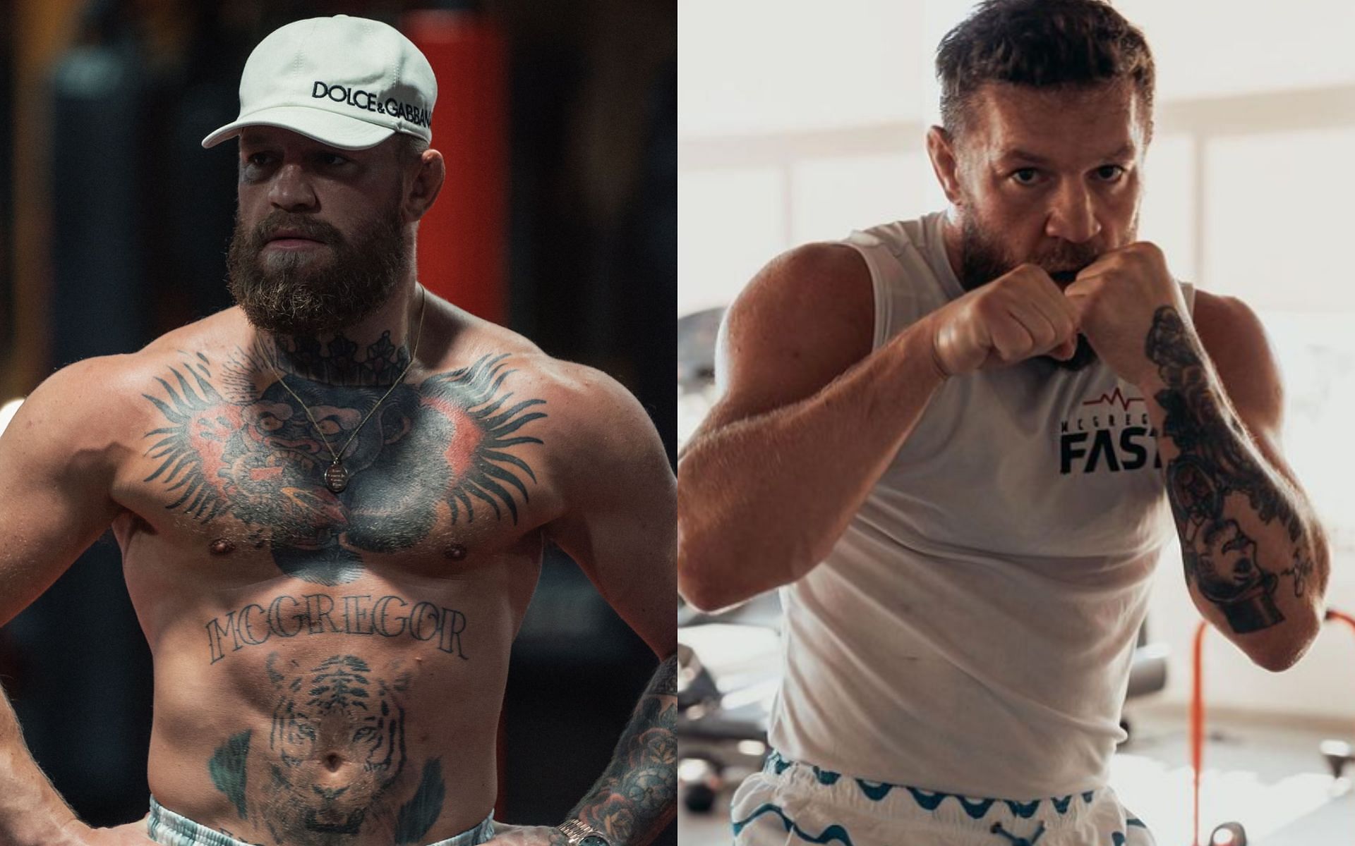 Conor McGregor [Images courtesy of @TheNotoriousMMA on Instagram and Twitter]