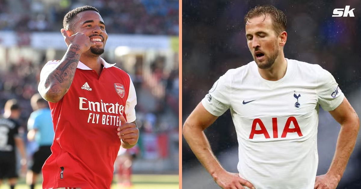 Gabriel Jesus (left) and Harry Kane (right)
