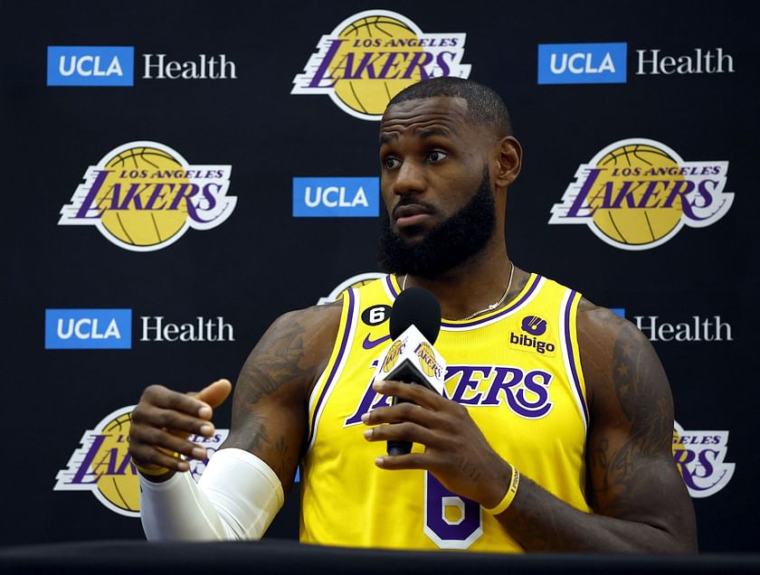 Basketball - NBA: LeBron James in Lakers' yellow; an album for