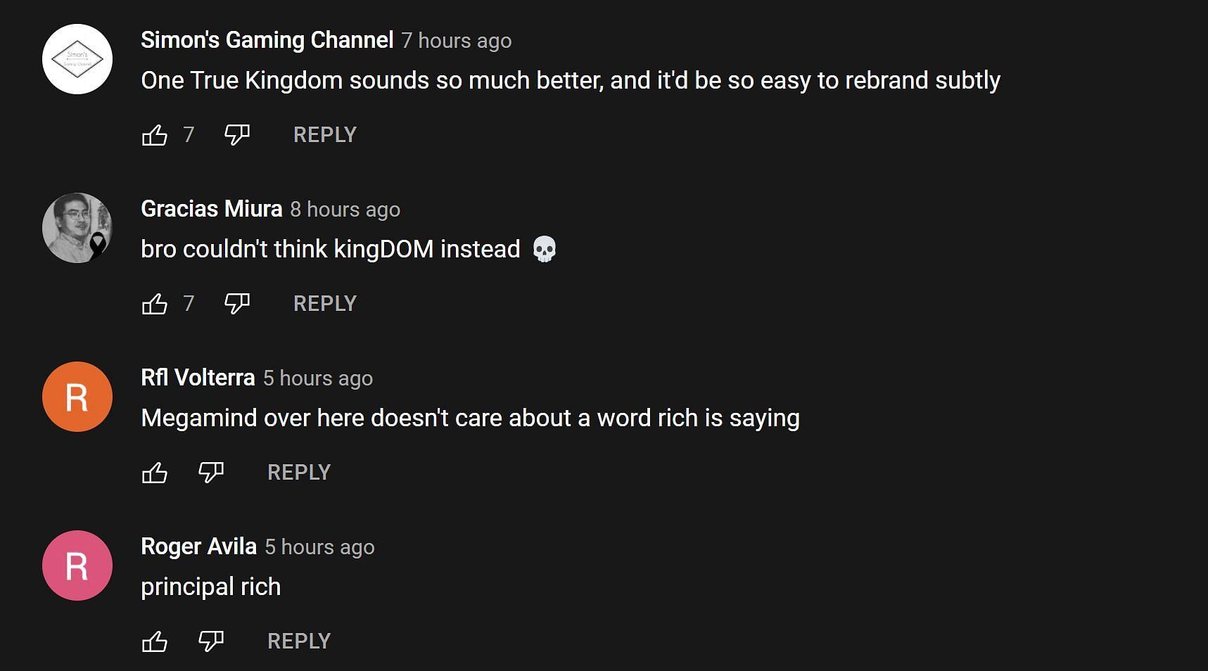 Fans in the YouTube comments section reacting to the streamer&#039;s revelation (Image via Remember Gaming/YouTube)