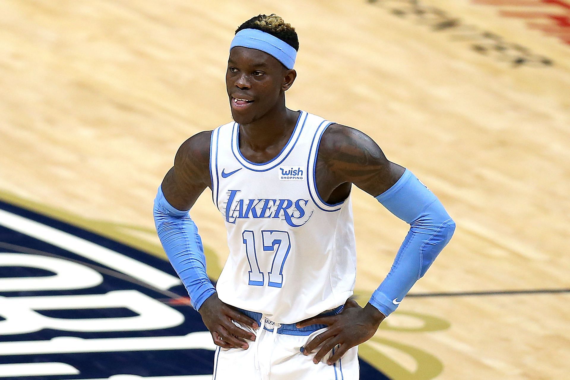 Dennis Schroder is back with the Los Angeles Lakers