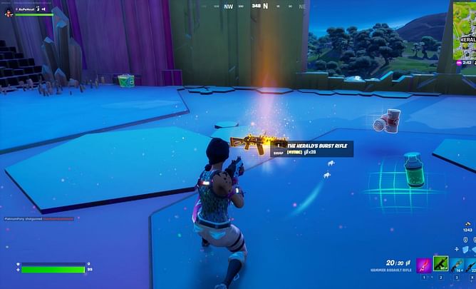 Fortnite: Where to find Herald Boss' Mythic Assault Rifle