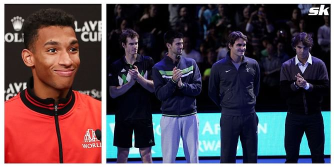 “I think it’s special for me, personally, a young player coming up, to be up against these four legendary players” - Felix Auger-Aliassime on the opportunity to play against the 'Big 4' at Laver Cup