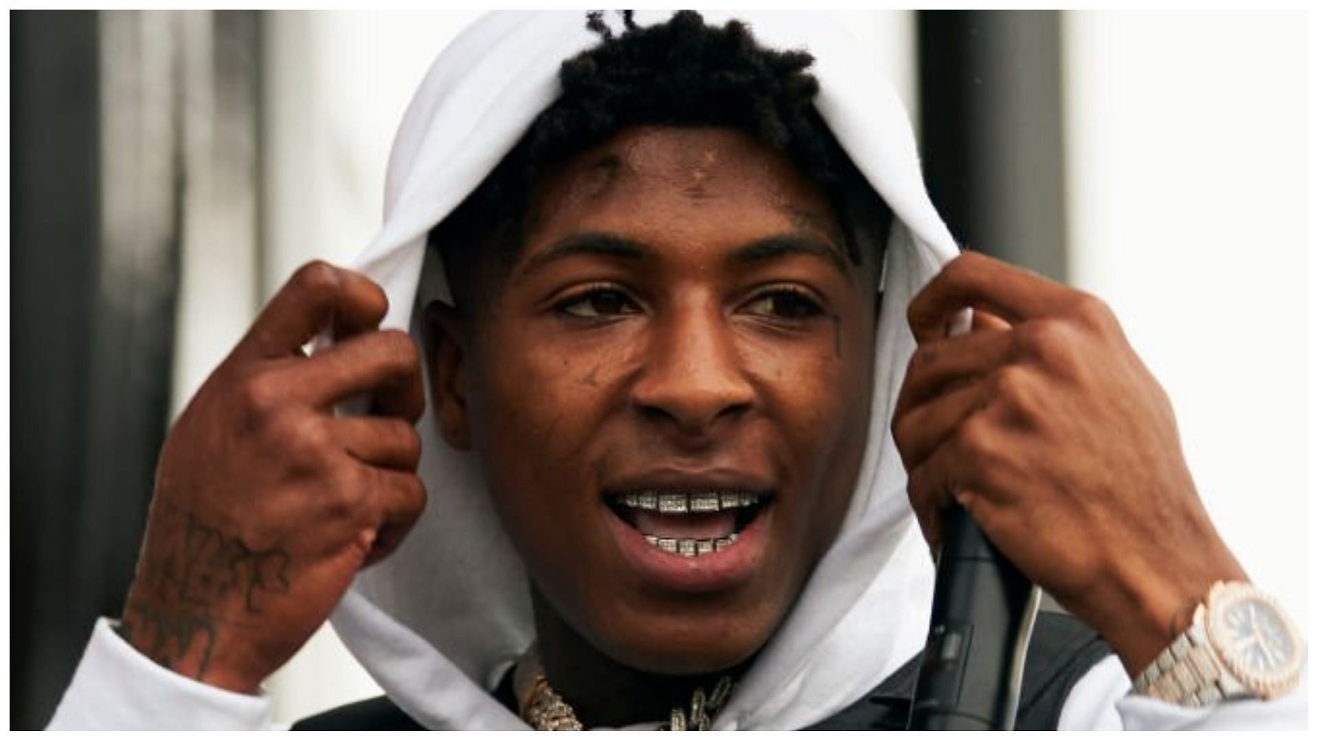 NBA YoungBoy reportedly becoming the father of a ninth child (Image via Cooper Neill/Getty Images)