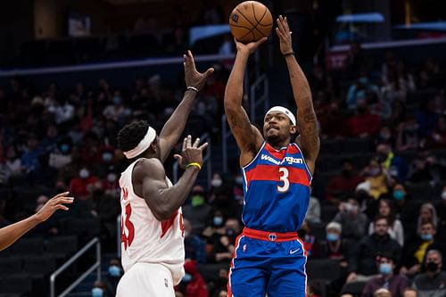 Bradley Beal in action for the Washington Wizards vs. Toronto Raptors.