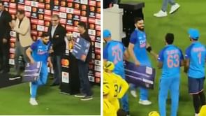 IND vs AUS 2022: [Watch] Virat Kohli runs back like a child after winning Energetic Player of the Match award in Hyderabad