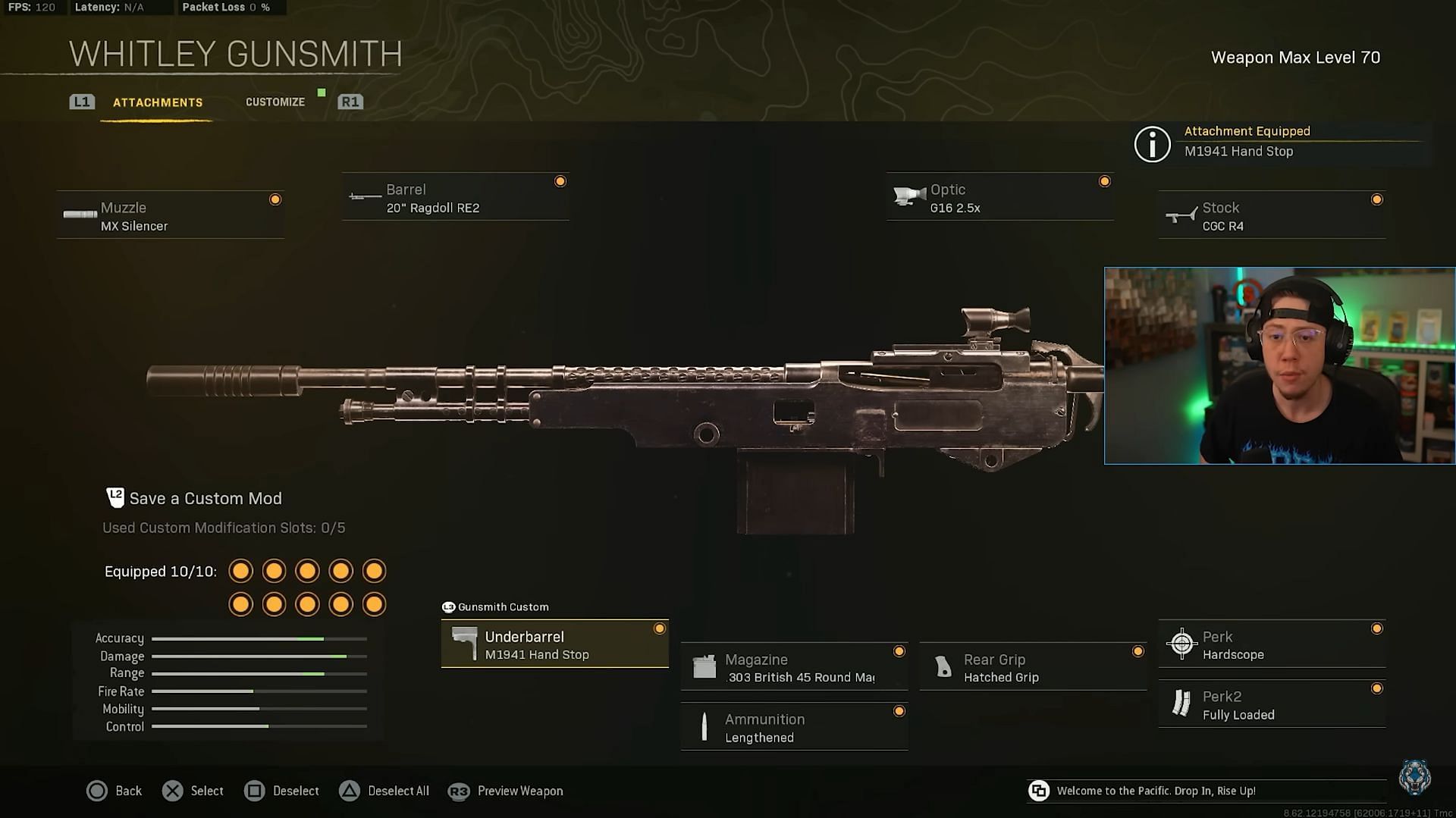 Whitley loadout (Image Via YouTube/WhosImmortal)