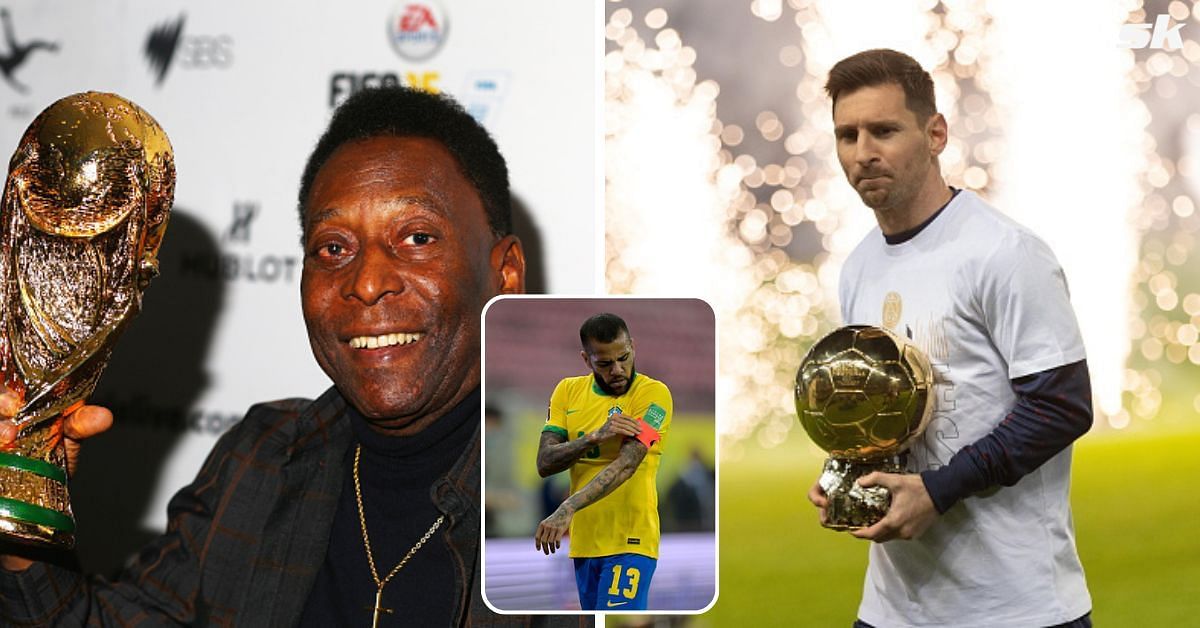 Alves has made an interesting observation on the comparisons between Messi and Pele