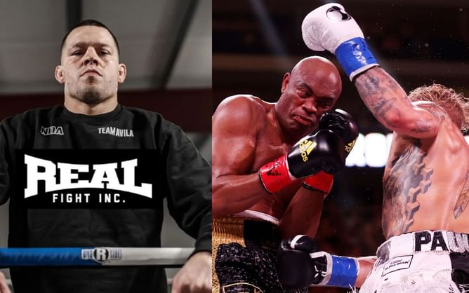 "The only Real Fighters here" - Nate Diaz fires shot at entire Jake Paul vs. Anderson Silva card