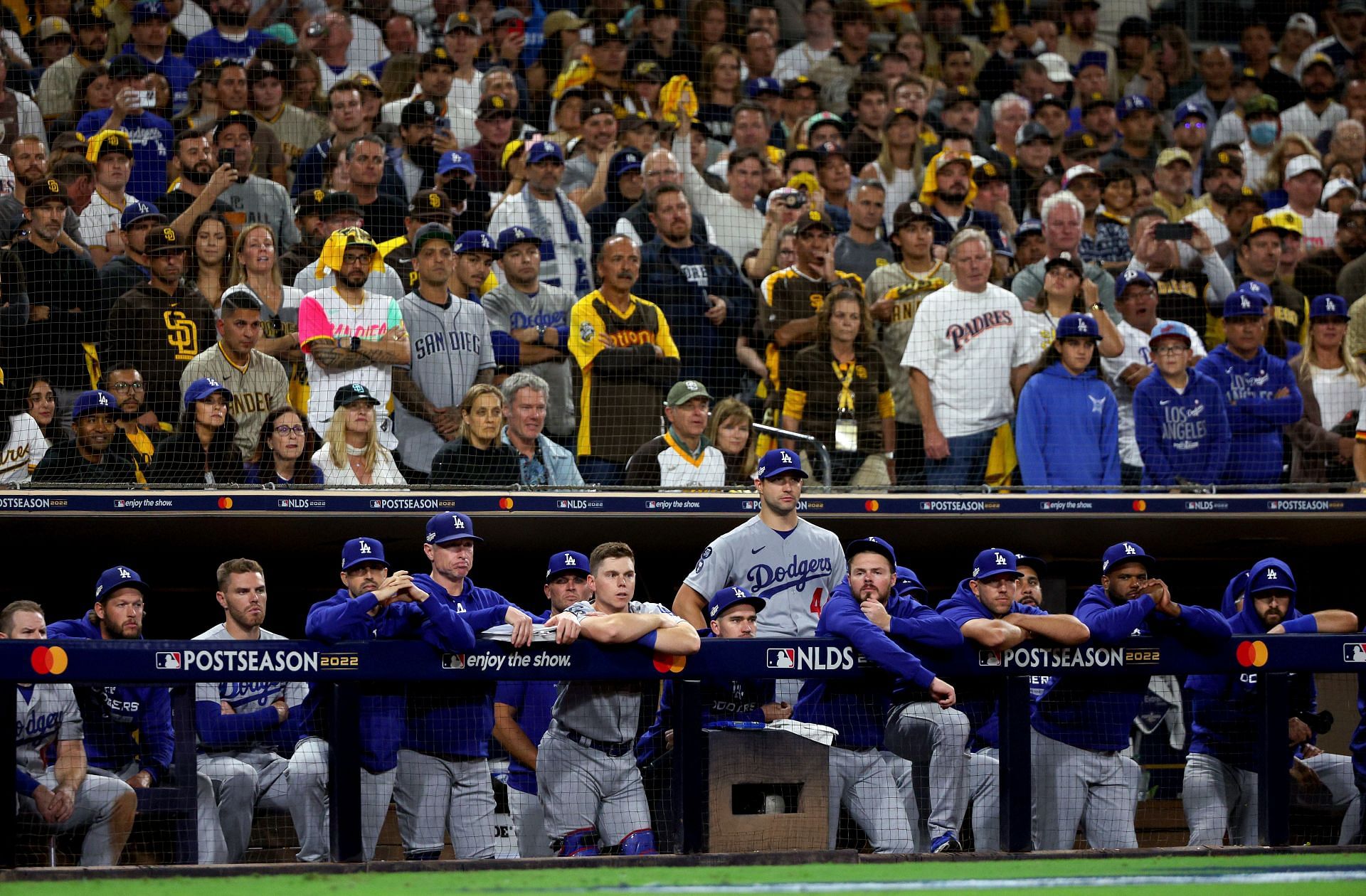 Most pathetic Dodger team I've ever watched what a waste of 111 wins  Playing like a bunch of losers - Los Angeles Dodgers fans fuming after  frustrating loss to San Diego Padres;
