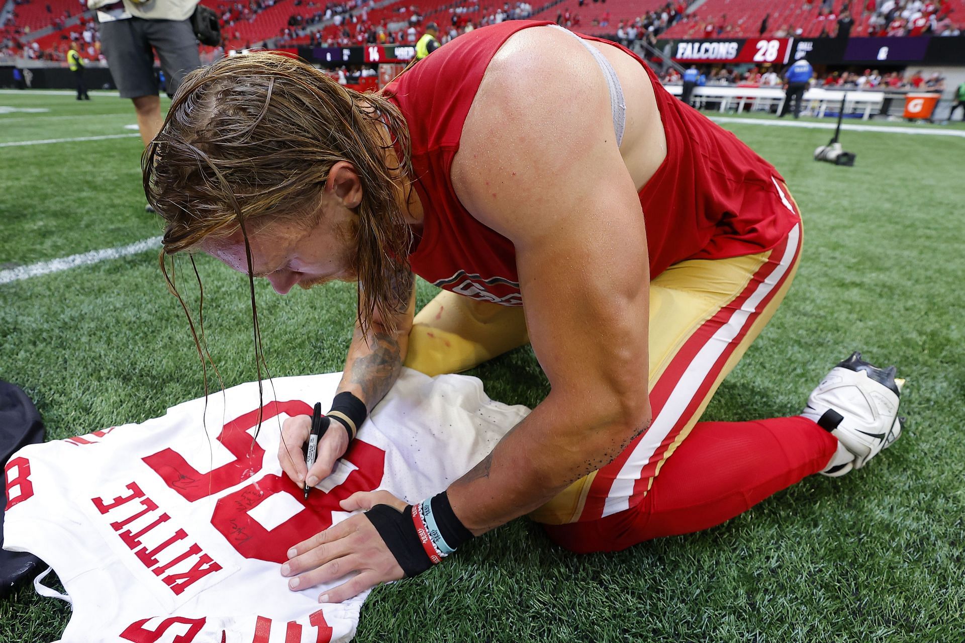 Who is George Kittle? A self-made star who leads 49ers with both brutality  and bliss., Sports