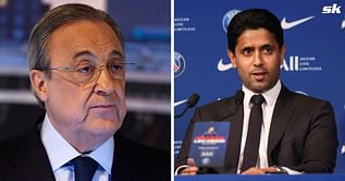 "Maybe we remind him who Real Madrid is" - Florentino Perez takes a dig at PSG president Nasser Al-Khelaifi