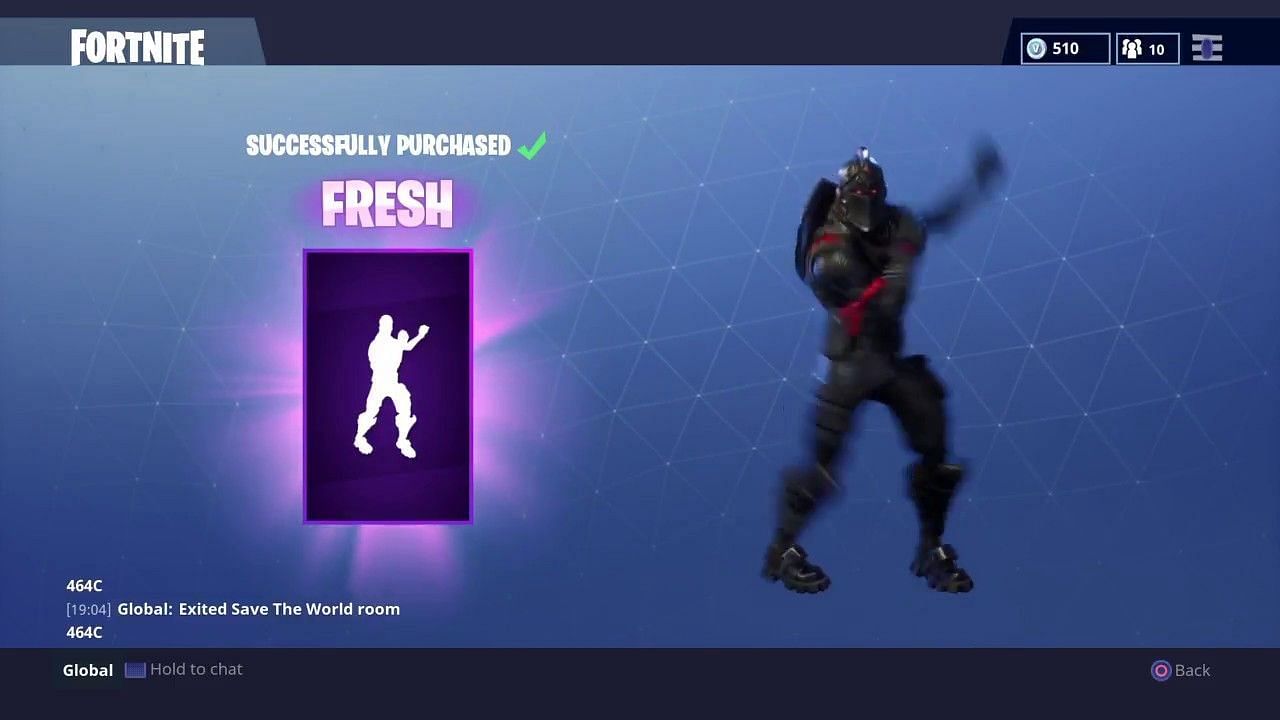 Fresh is another rare Fortnite emote that may never return (Image via Epic Games)